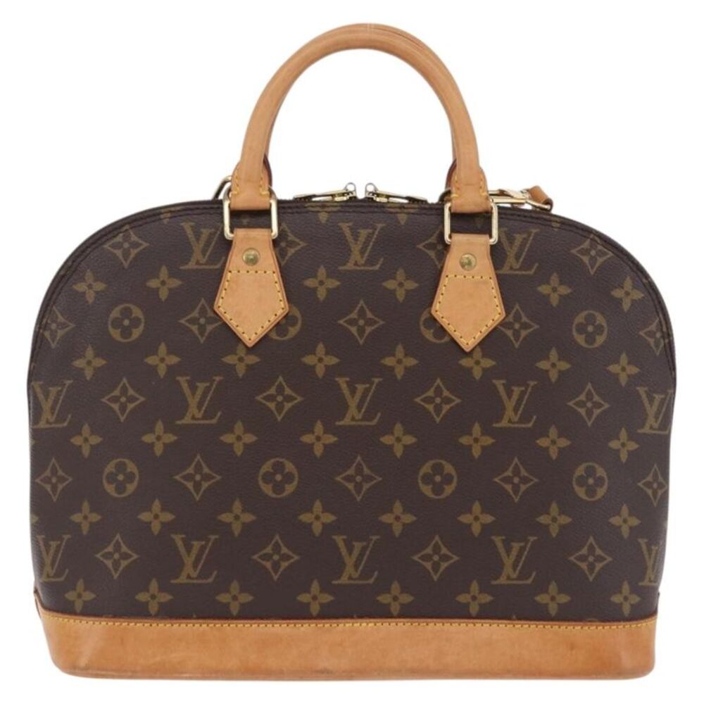 Louis Vuitton Alma Monogram Canvas Brown Canvas Handbag